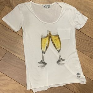 Wildfox Champagne Cheers T-Shirt